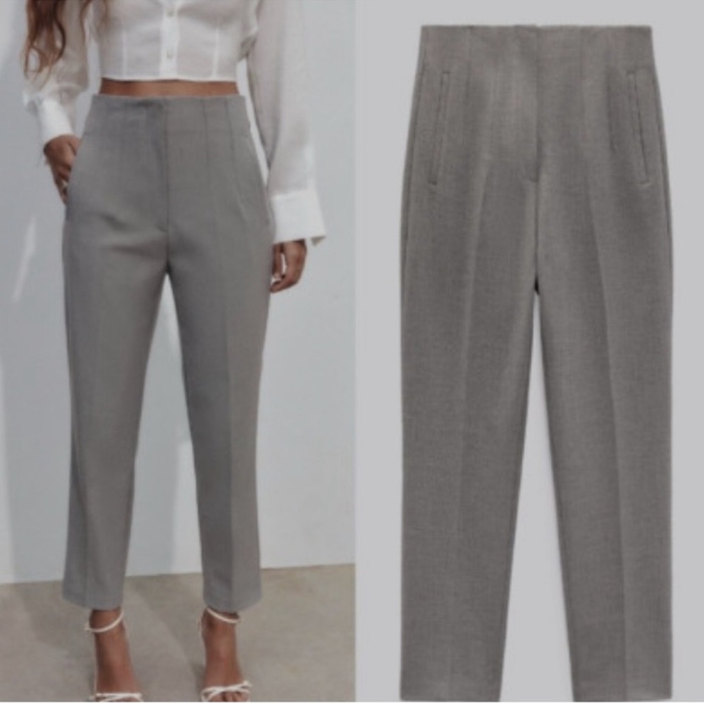 Zara Gray Women's tapered trousers size s